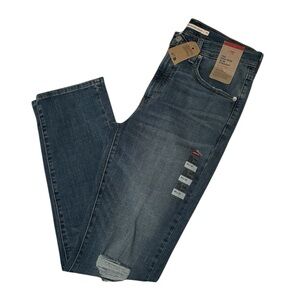 LEVI’S 724 High Rise Slim Straight Distressed Jeans Size 30 **NEW**